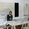 Christel Hermann im Atelier